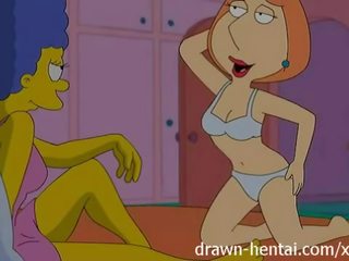 Lesbiete hentai - lois griffin un marge simpson