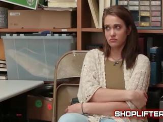 Naughty Shoplifting Hottie Backroom Spy-Cam adult film