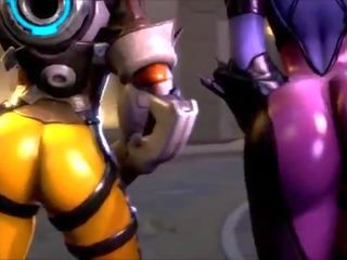 Overwatch হয় oversexxed tracer বনাম widowmaker অসৎ প্রয়াস madness