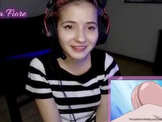 18 youtuber izpaužas desiring vērojošas hentai laikā the plūsma un masturbē - emma fiore